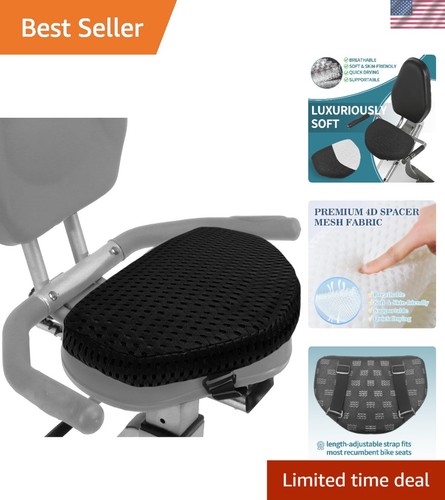 Breathable black exercise bike - exercise,
