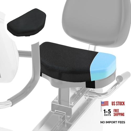 Black recumbent bike seat - black,