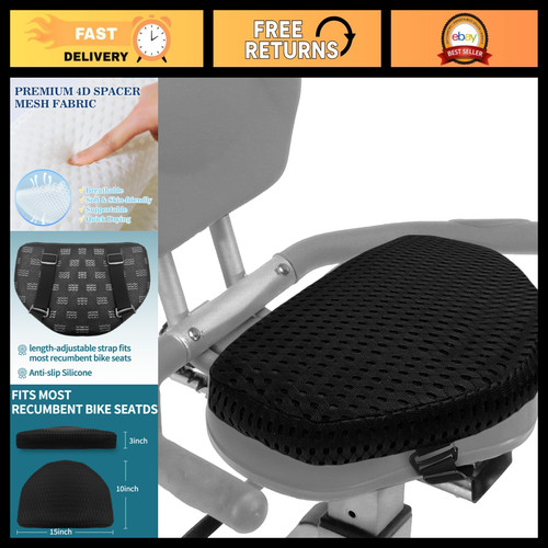 Recumbent bike seat cushion - bike,