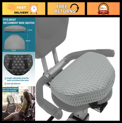 Recumbent bike seat - 3", cushion